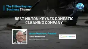 Promoting a cleaning service in Milton Keynes.