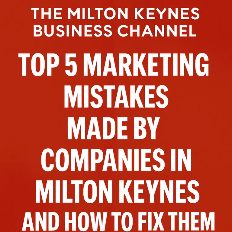Marketing Milton Keynes — Top 5 Local Marketing Mistakes 4 Marketing mistakes in Milton Keynes explained.