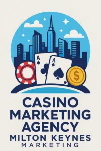 Casino marketing agency logo design