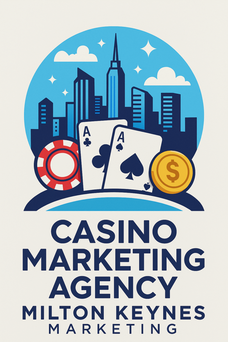 Casino marketing agency logo design
