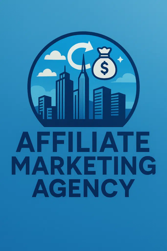 Modern city skyline with marketing focus.