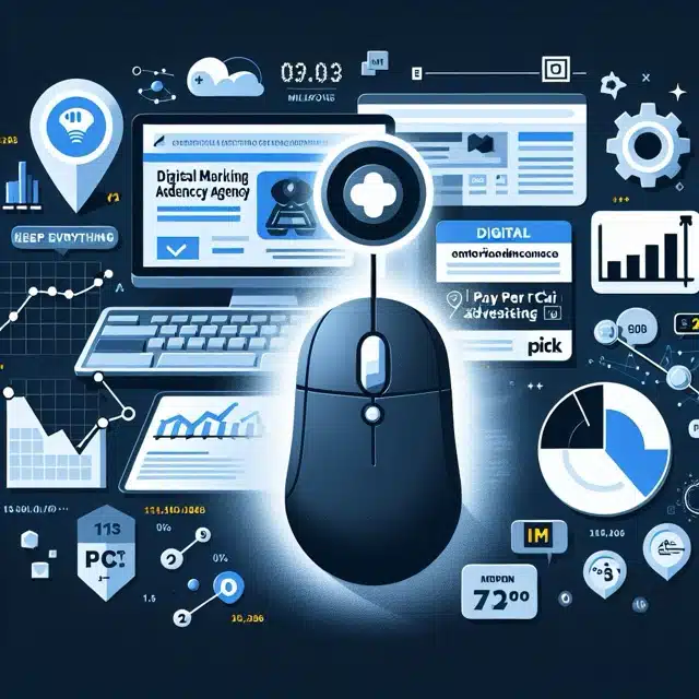 Digital marketing and analytics visualisation.
